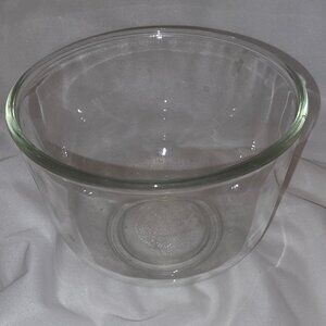 Sunbeam Mixmaster 6.5" Clear Glass Mixing Bowl 2360 Vintage Made in USA